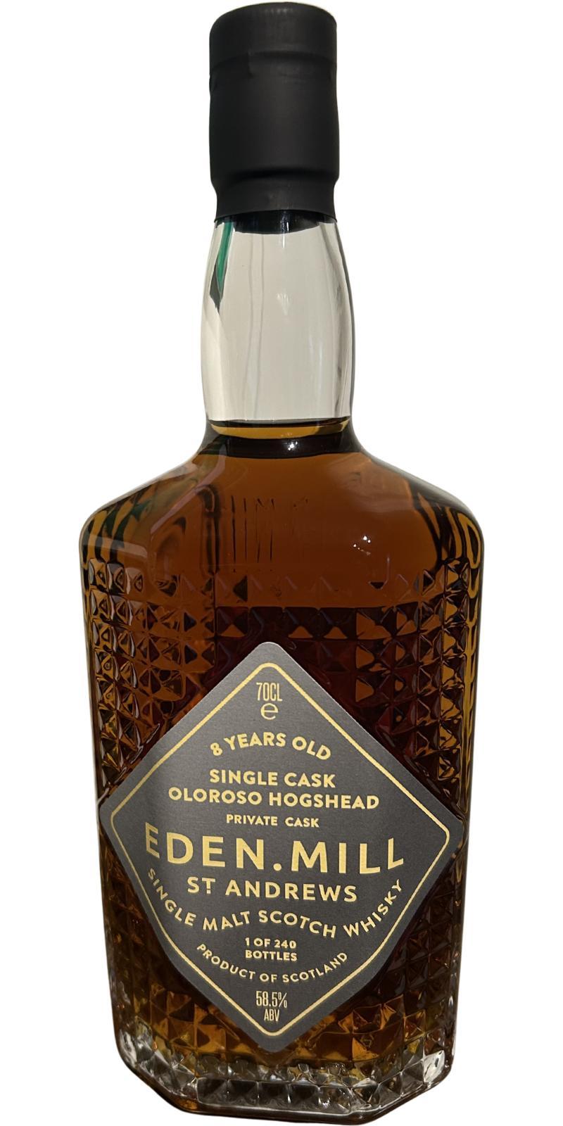 Eden Mill 2016  Private Cask Bottling