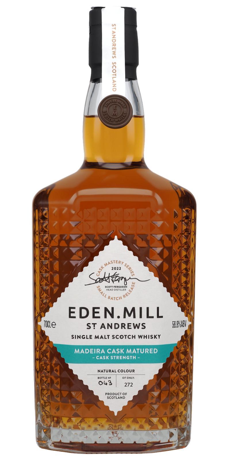Eden Mill Madeira Cask Matured  Cask Mastery Single Malt Collection
