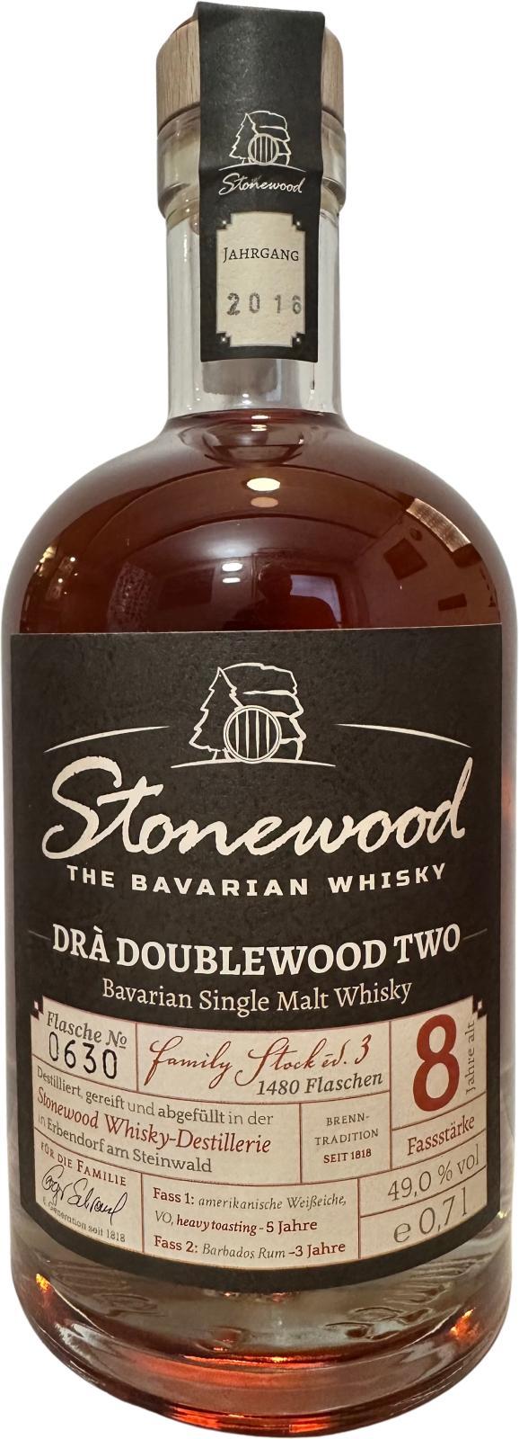 Stonewood 2016  Drà Doublewood Two - Family Stock Ed.3