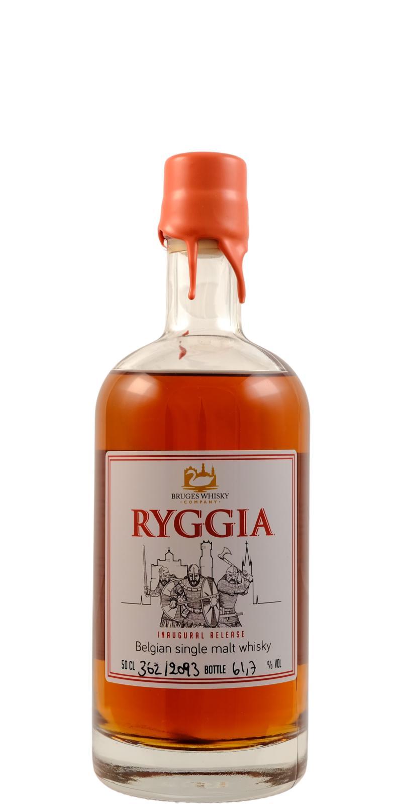 Bruges Whisky Company 2019  Ryggia - Inaugural release