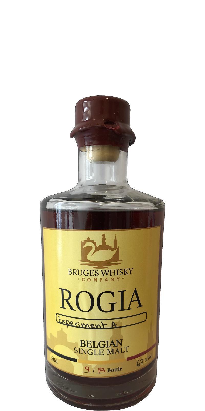 Bruges Whisky Company Rogia Experiment A