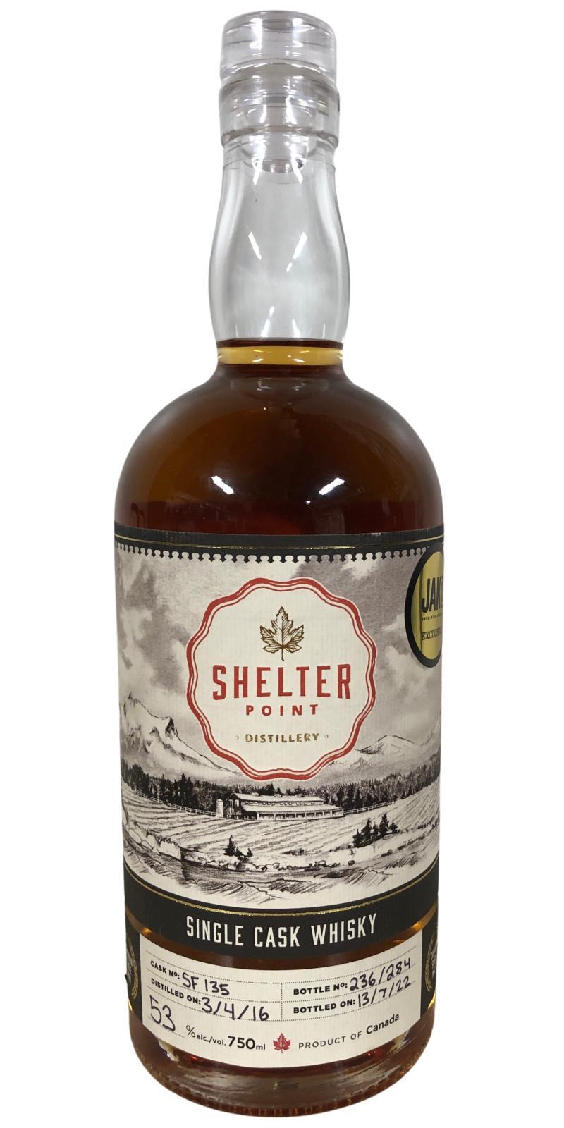 Shelter Point 2016  Single Cask Whisky
