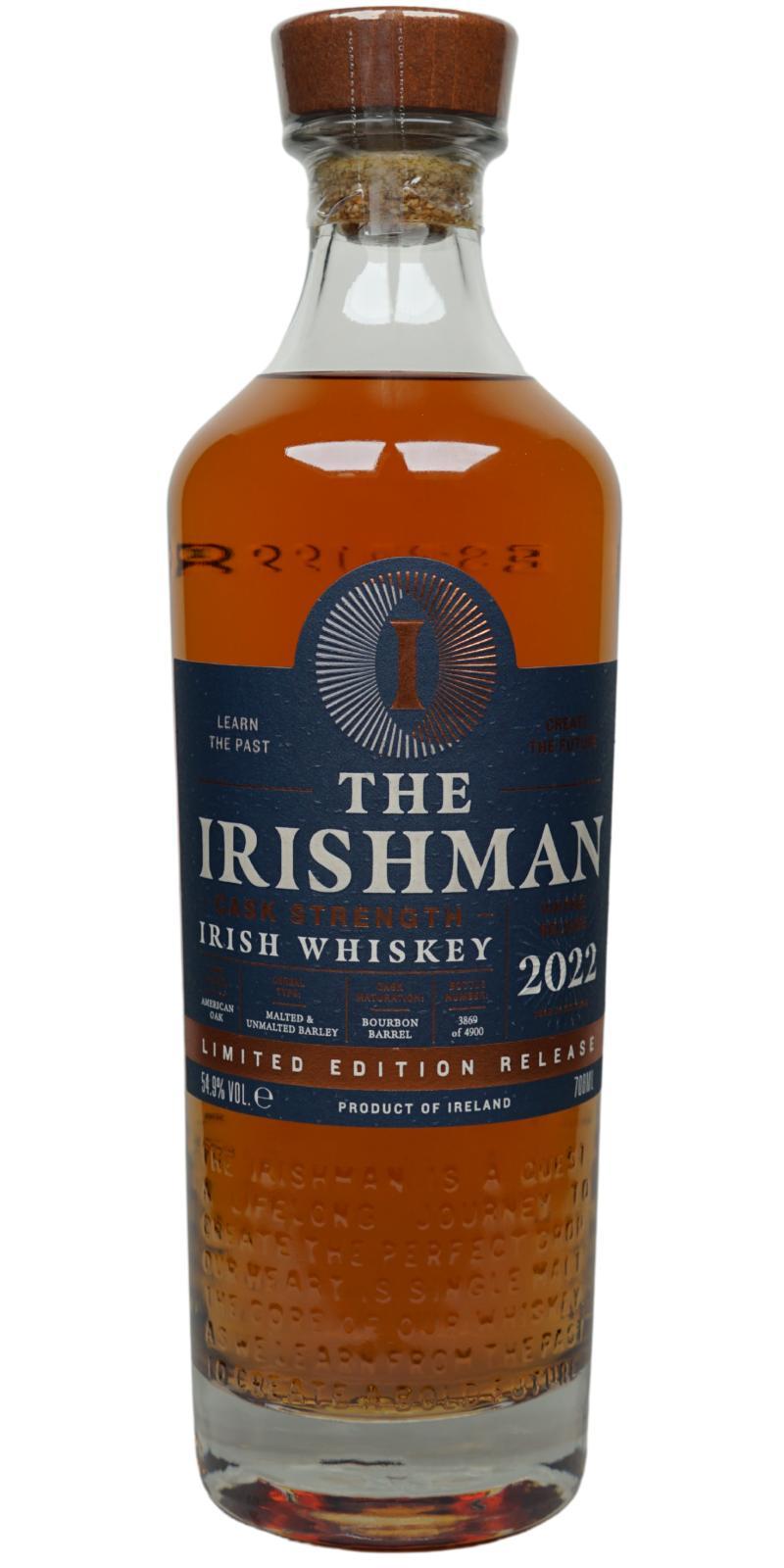 The Irishman Cask Strength Limited Edition Release 2022