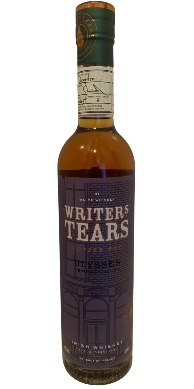 Writers' Tears Copper Pot Ulysses Centenary Edition