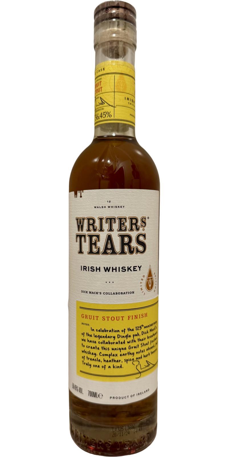 Writers' Tears Dick Mack's Gruit Stout Finish