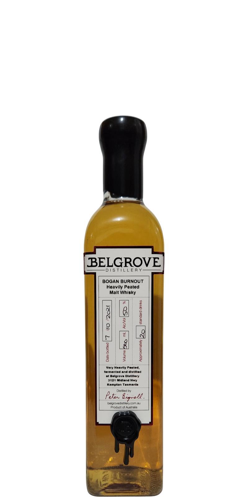 Belgrove Heavily Peated Malt Bogan Burnout