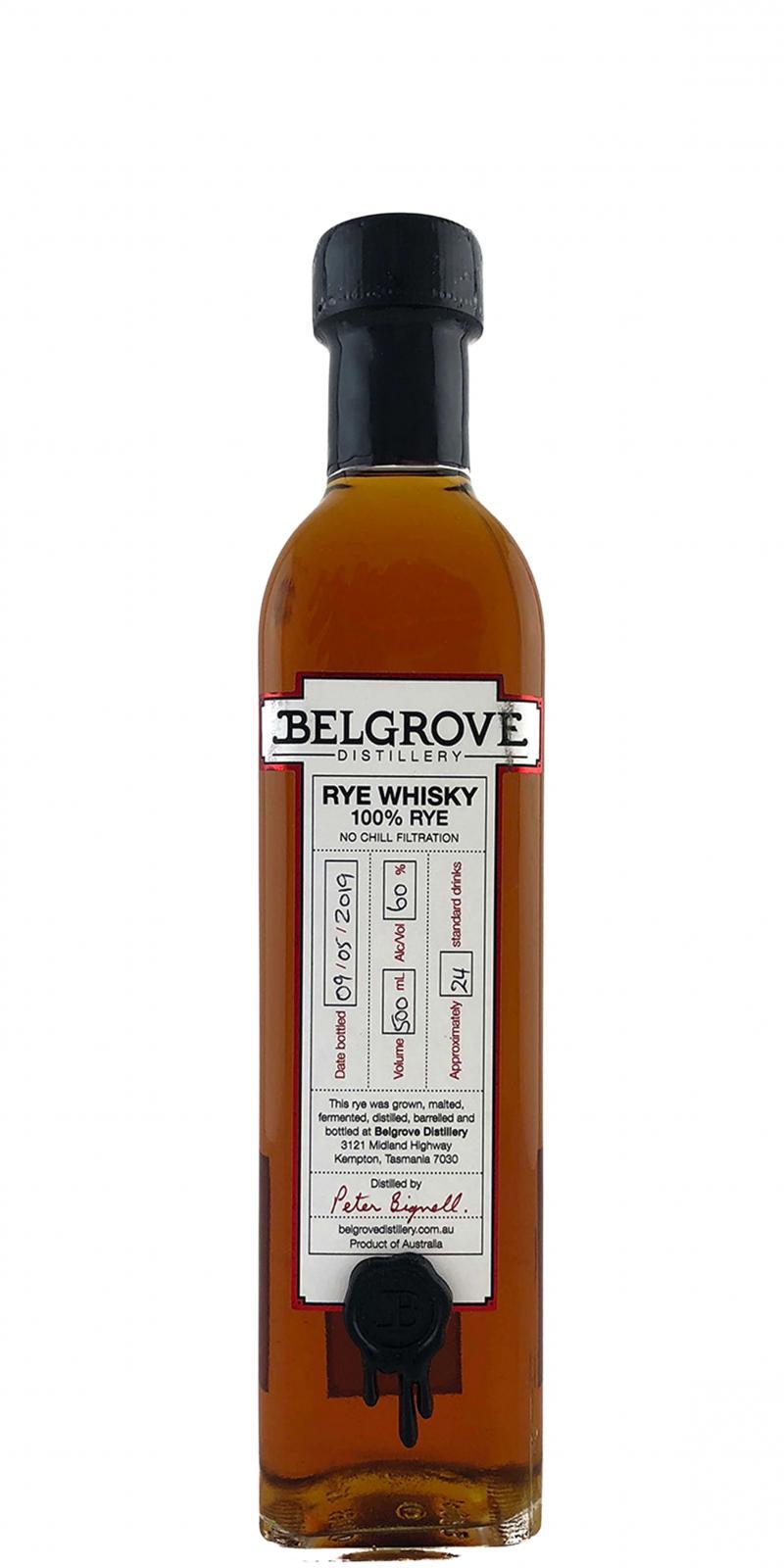Belgrove Rye Whisky