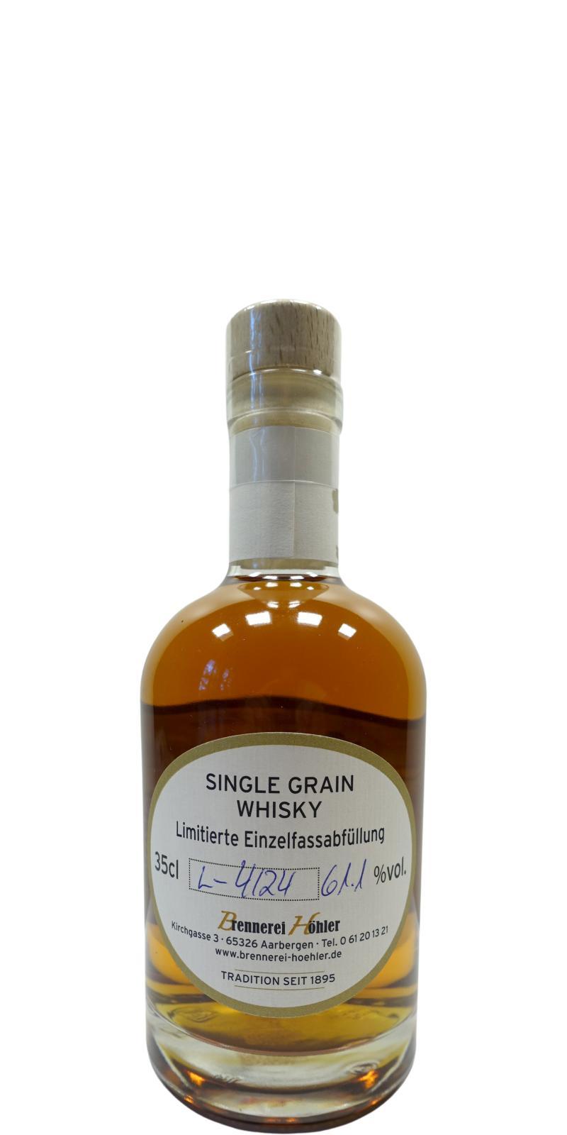Whesskey Hessischer Triticale Whisky  Cask Strength