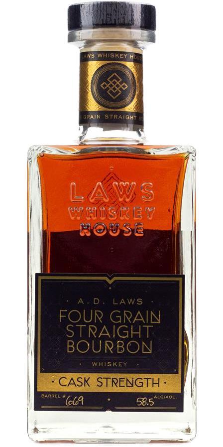 A. D. Laws Four Grain Straight Bourbon  Cask Strength