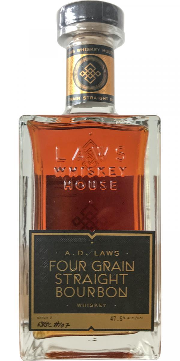 A. D. Laws Four Grain Straight Bourbon