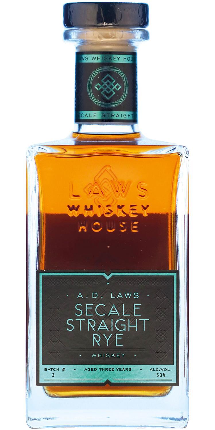 A. D. Laws Secale Straight Rye  Small Batch