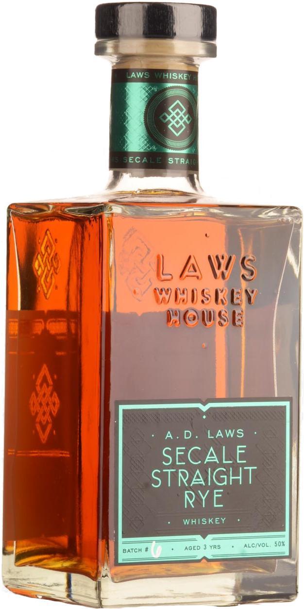 A. D. Laws Secale Straight Rye  Small Batch