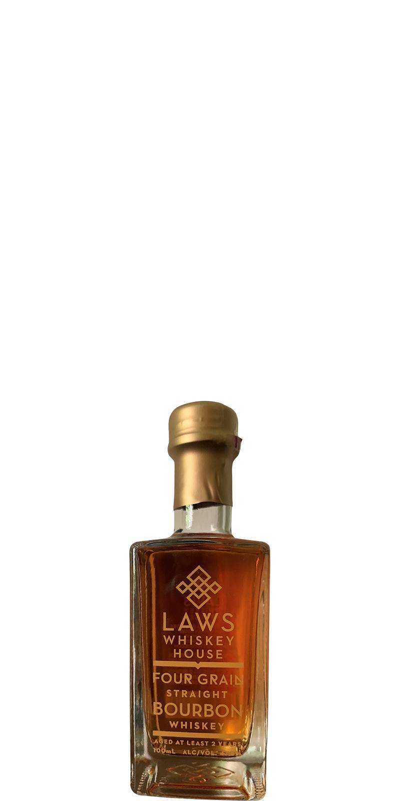Laws Four Grain  Straight Bourbon Whiskey