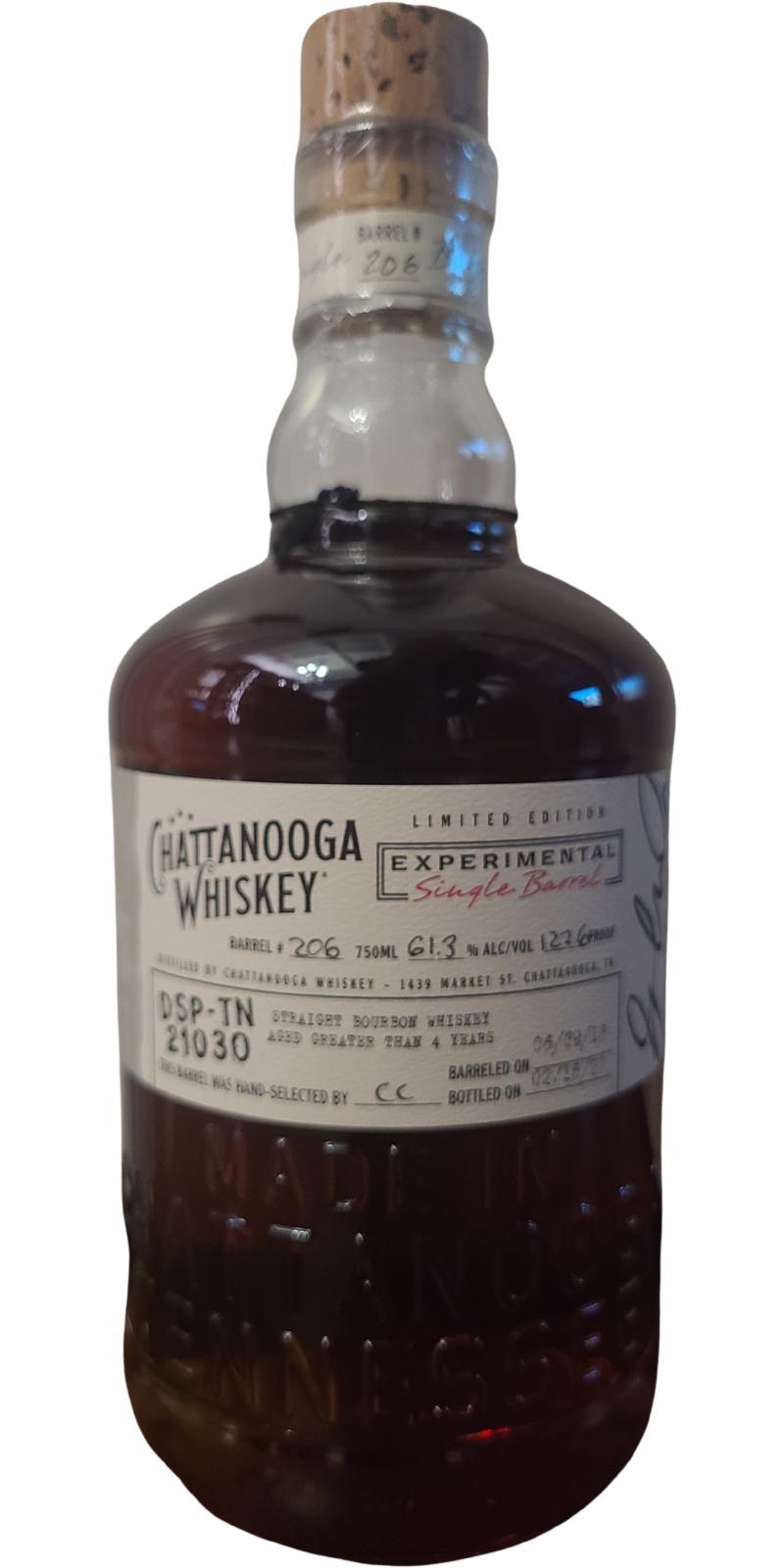 Chattanooga Whiskey 2018 Experimental - Single Barrel