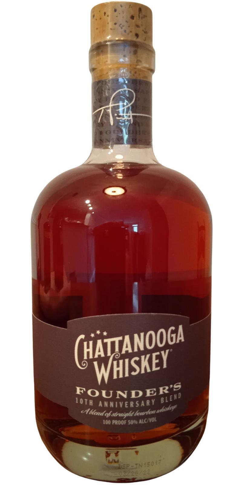 Chattanooga Whiskey Founder's 10th Anniversary Blend