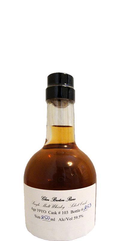 Glen Breton Rare 19-year-old  Hand Bottled at the Distillery