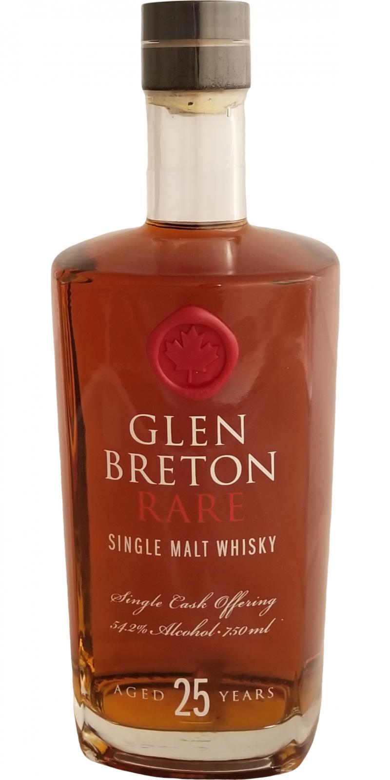 Glen Breton Rare 1990  Silver Anniversary Edition
