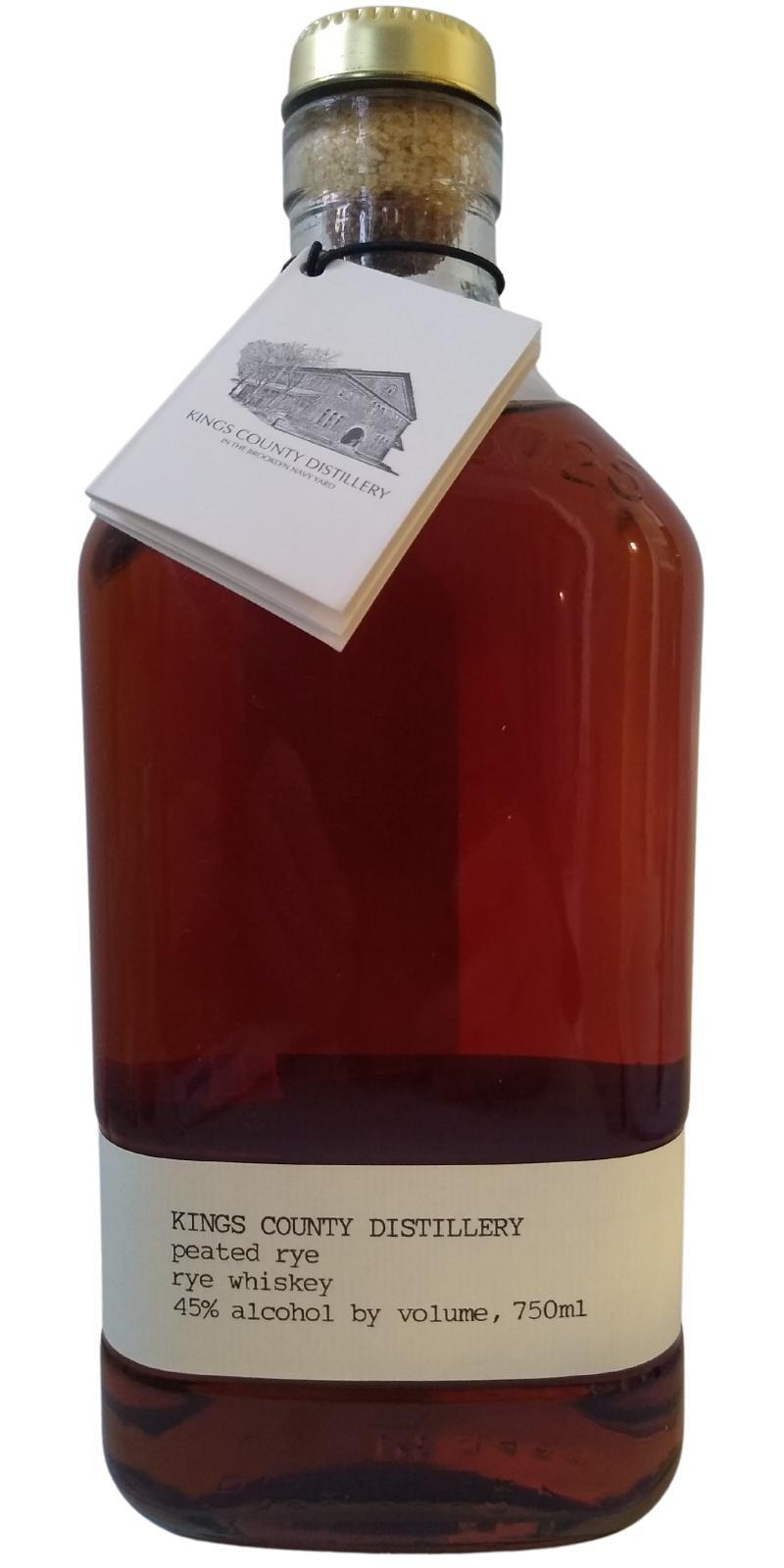 Kings County Distillery Peated Rye