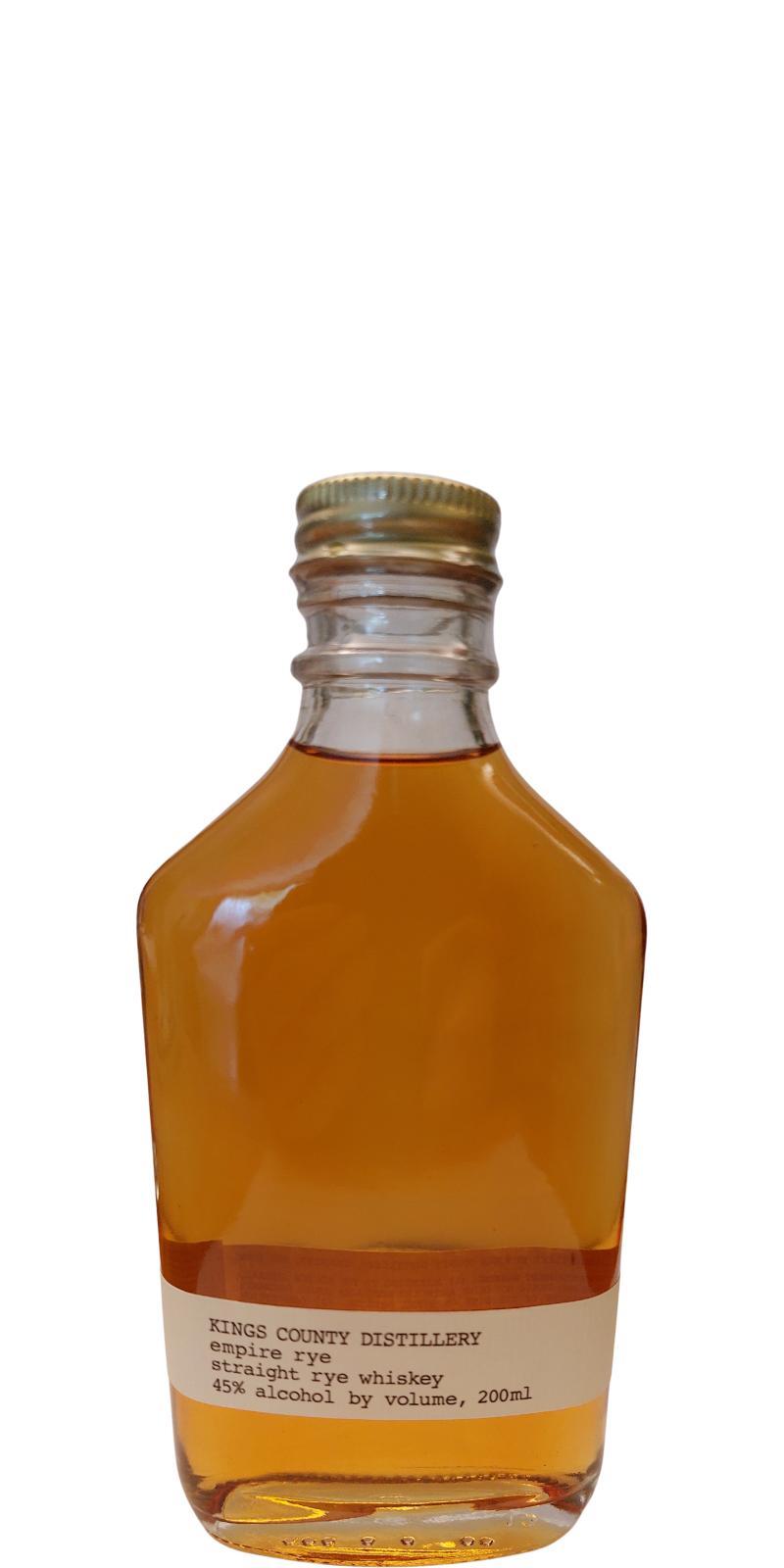 Kings County Distillery 03-year-old  Straight Rye Whiskey