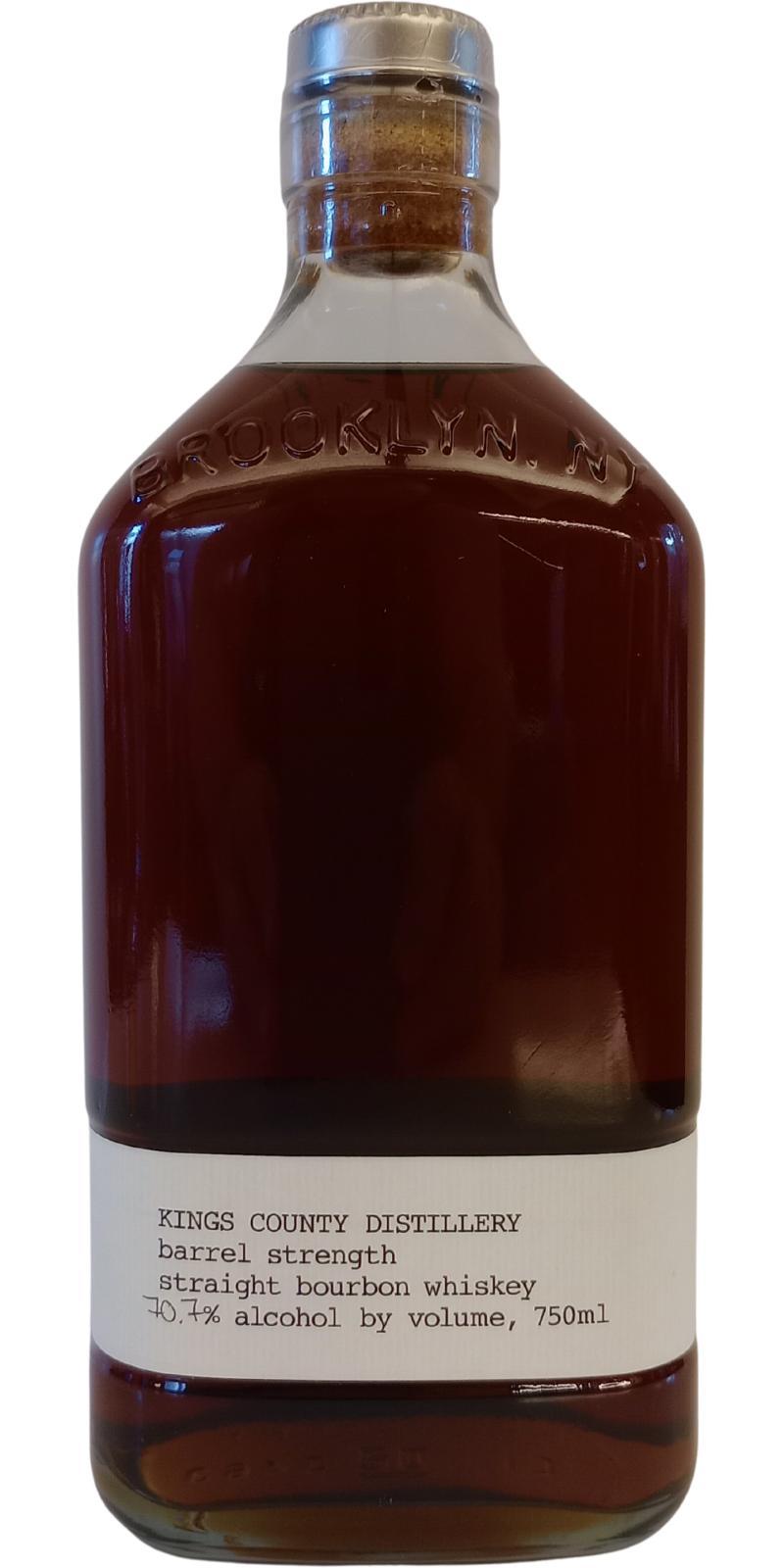 Kings County Distillery Cask Strength Bourbon