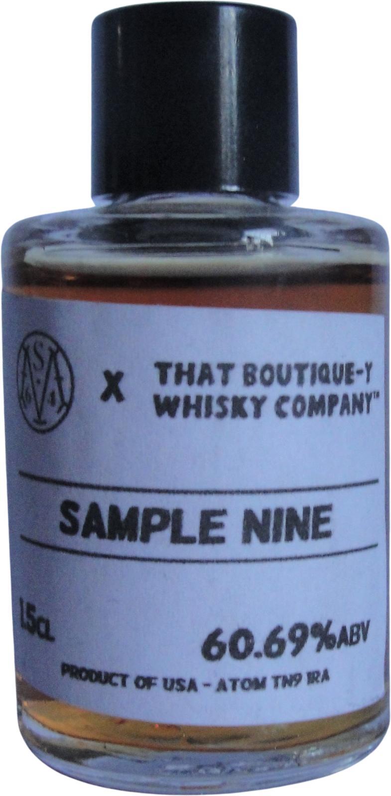 Kings County Distillery Sample Nine TBWC  Empire Rye Deconstruction
