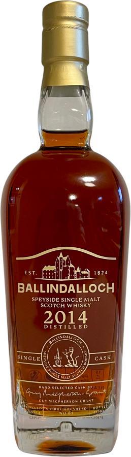 Ballindalloch 2014  Single Cask