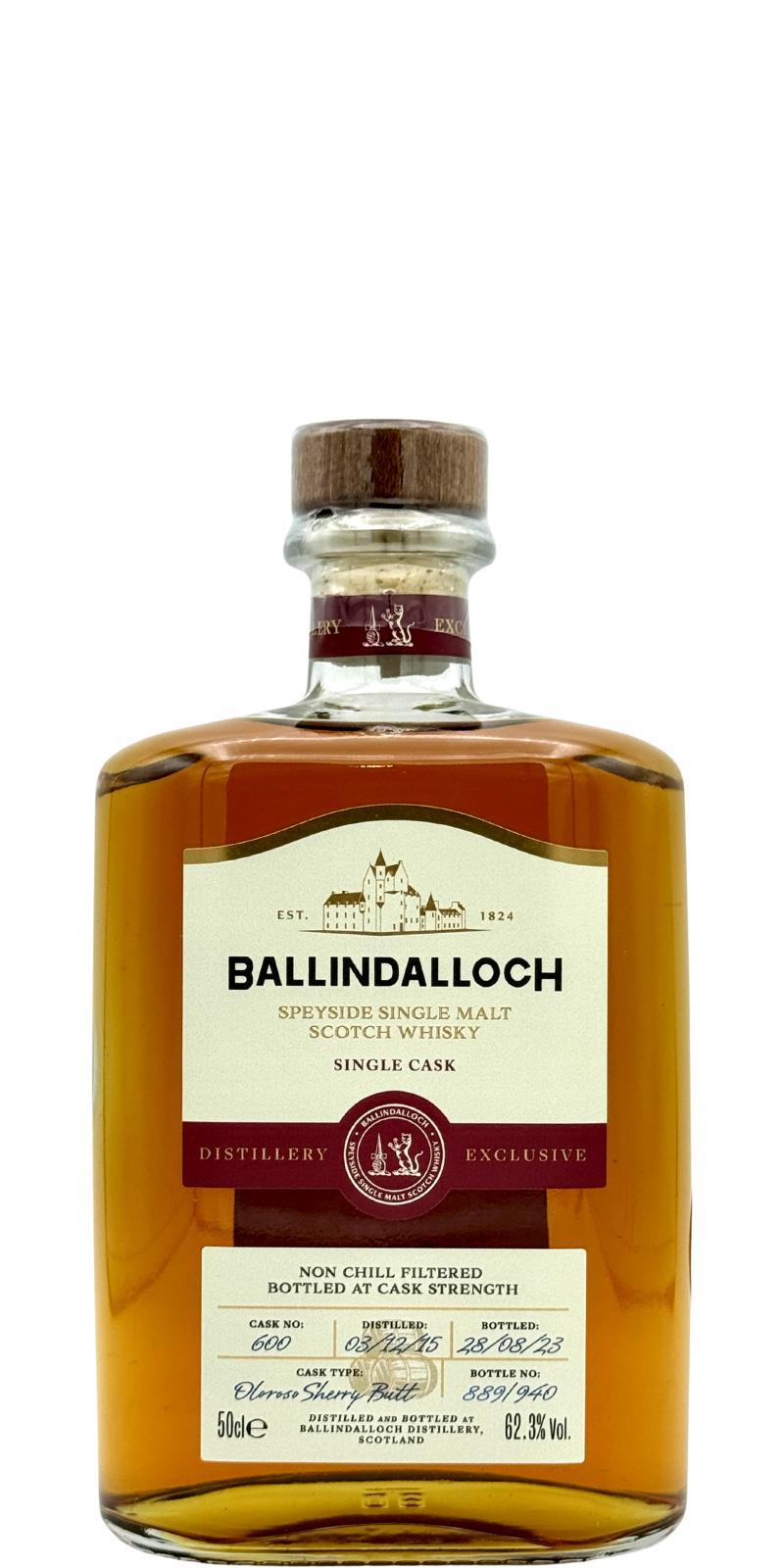 Ballindalloch 2015  Distillery Exclusive