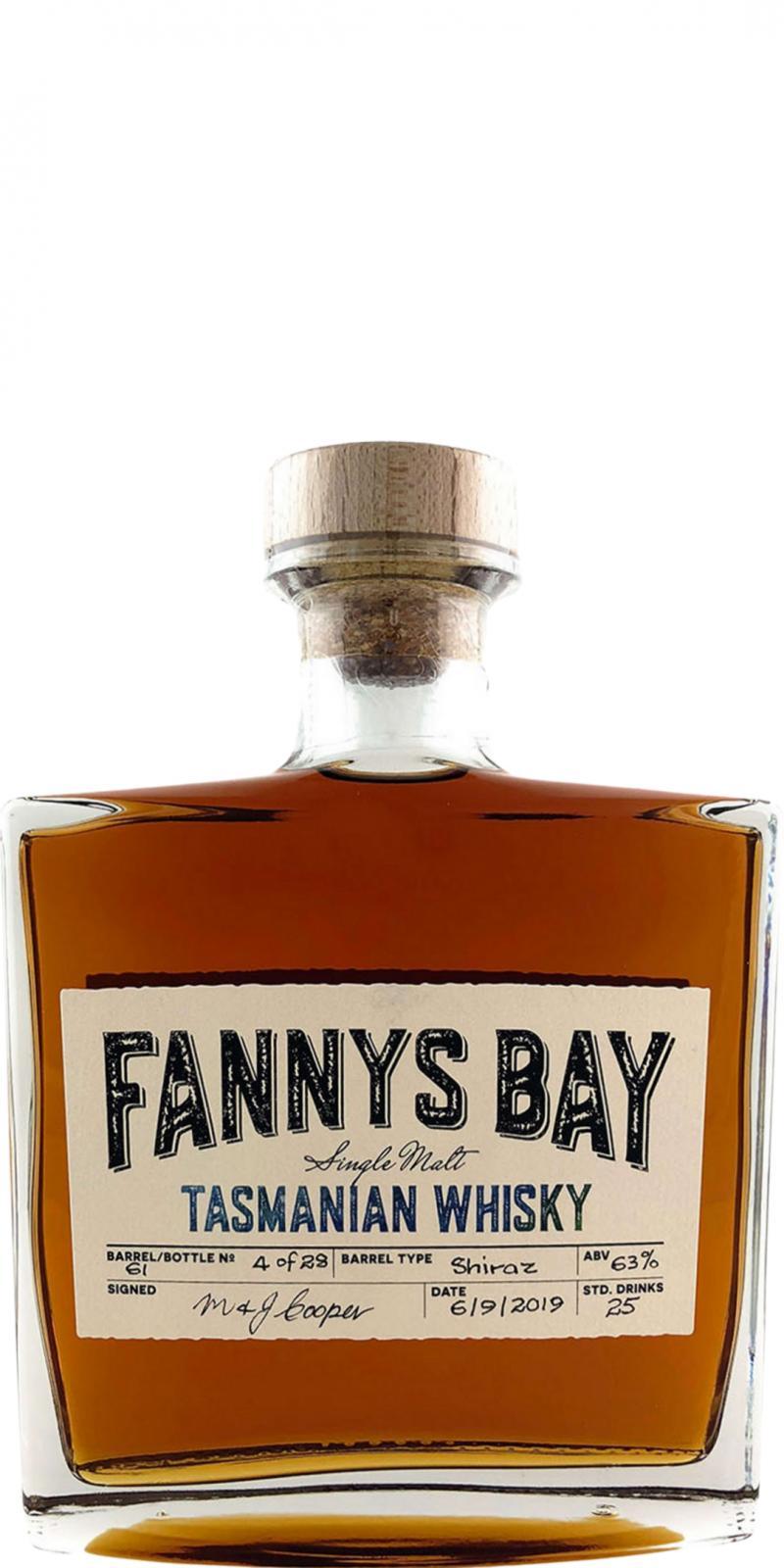 Fannys Bay Tasmanian Whisky