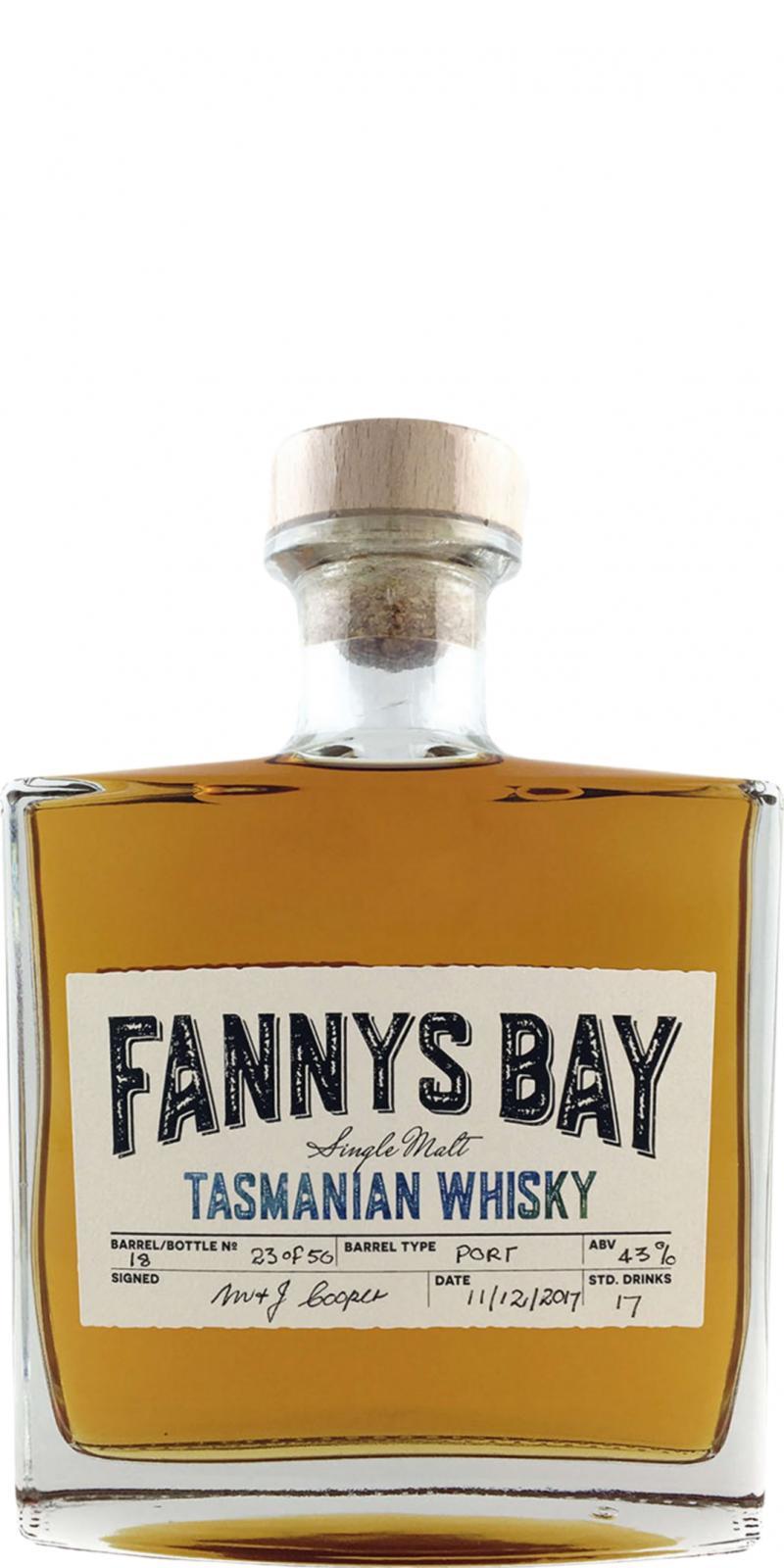 Fannys Bay Tasmanian Whisky