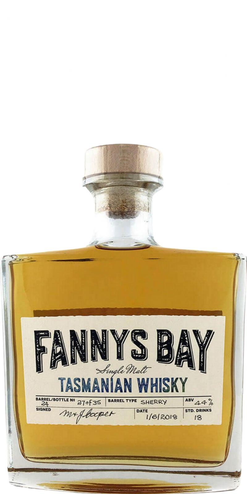 Fannys Bay Tasmanian Whisky