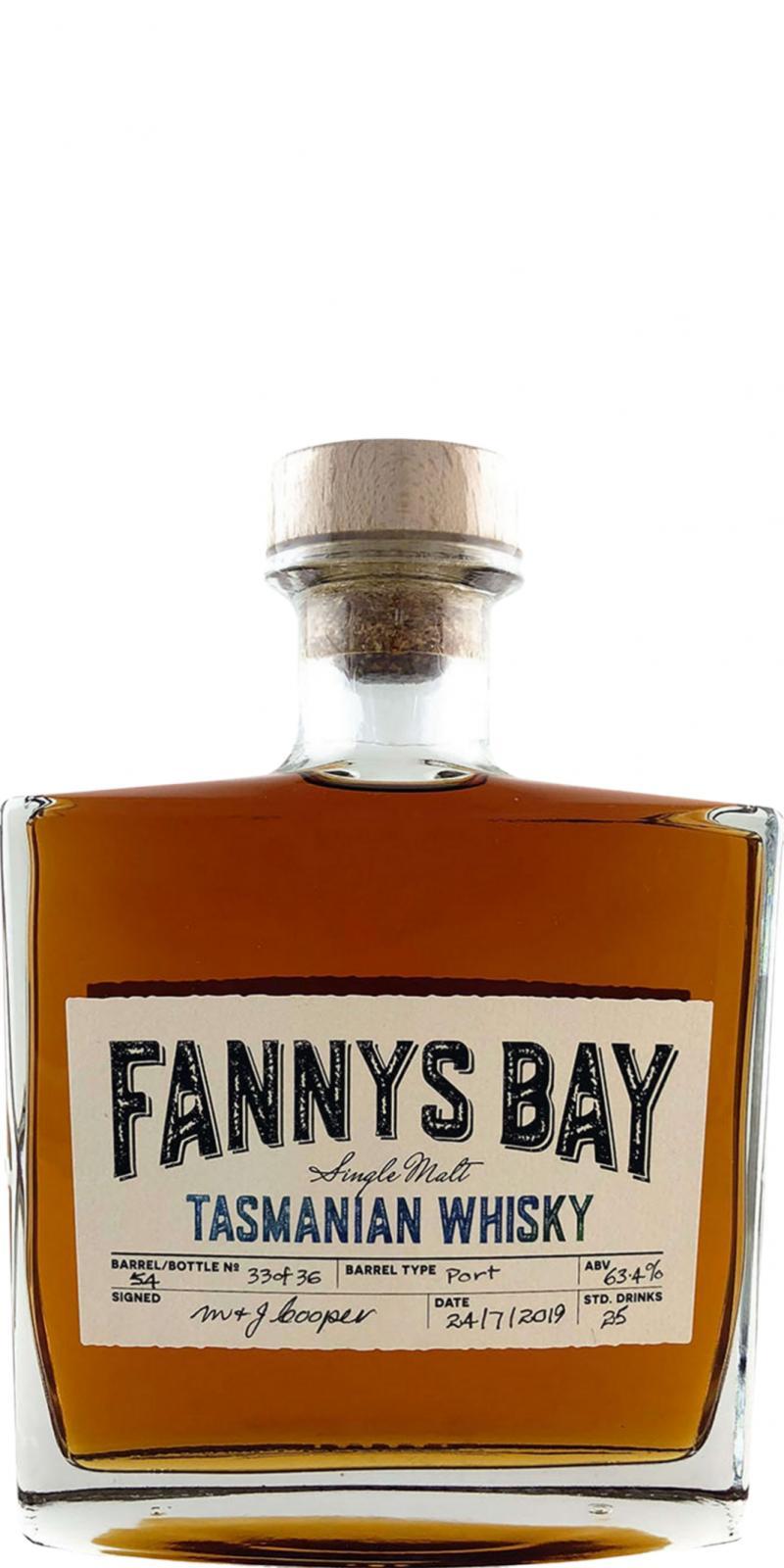 Fannys Bay Tasmanian Whisky