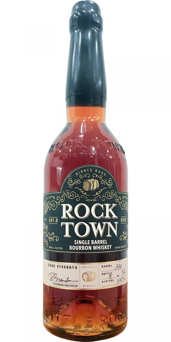 Rock Town Arkansas Bourbon Whiskey  Single Barrel Reserve