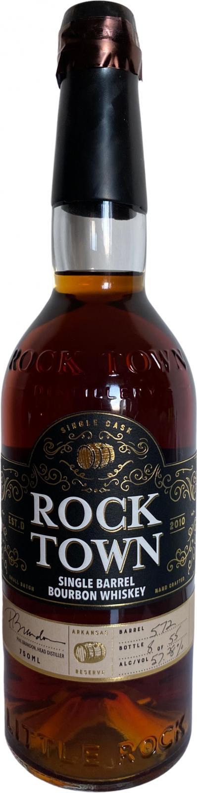 Rock Town Arkansas Bourbon Whiskey  Single Barrel