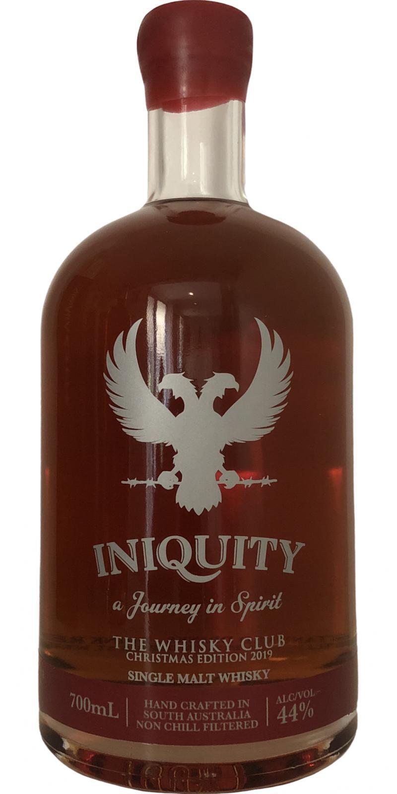 Iniquity The Whisky Club  Christmas Edition 2019
