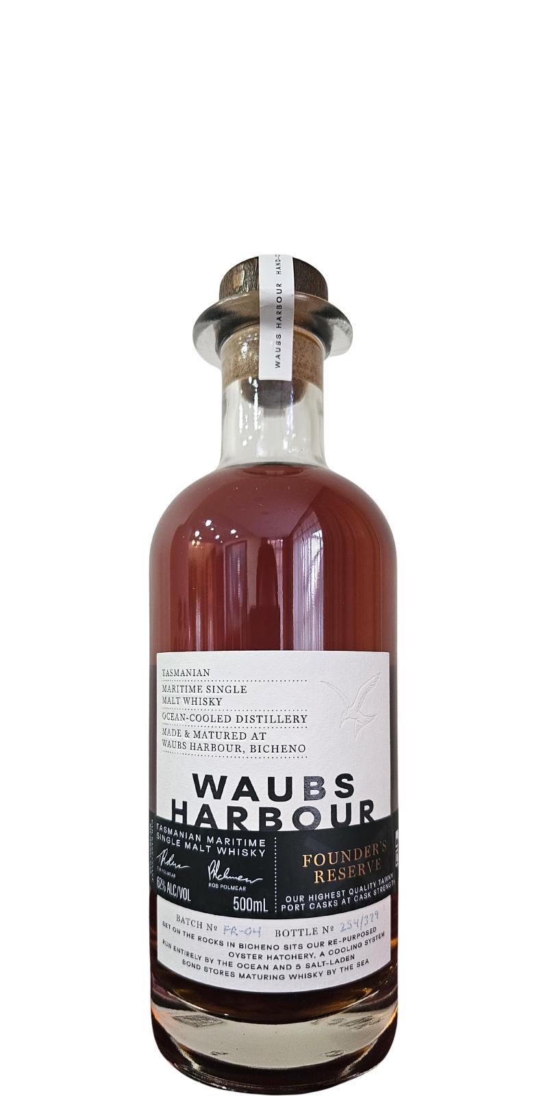 Waubs Harbour Founder's Reserve  Flagship Series