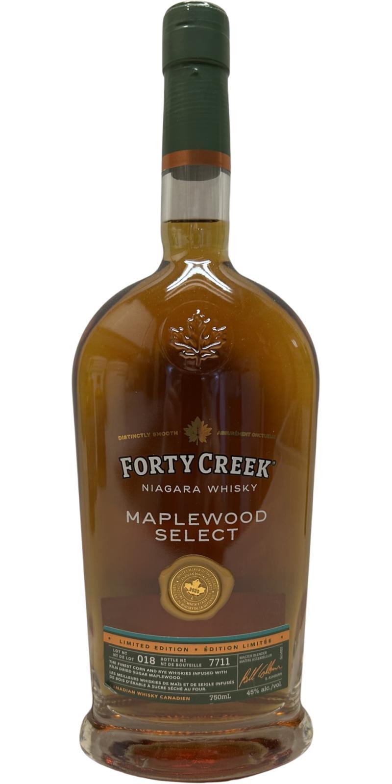 Forty Creek Maplewood Select