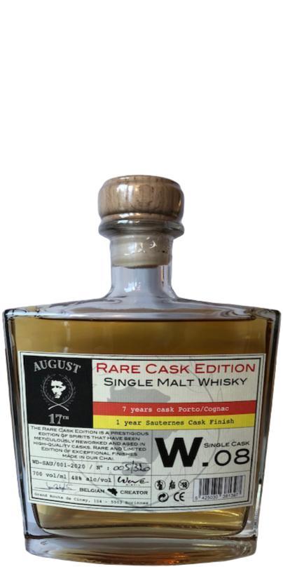 August 17th 08-year-old  Rare Cask Edition W.08
