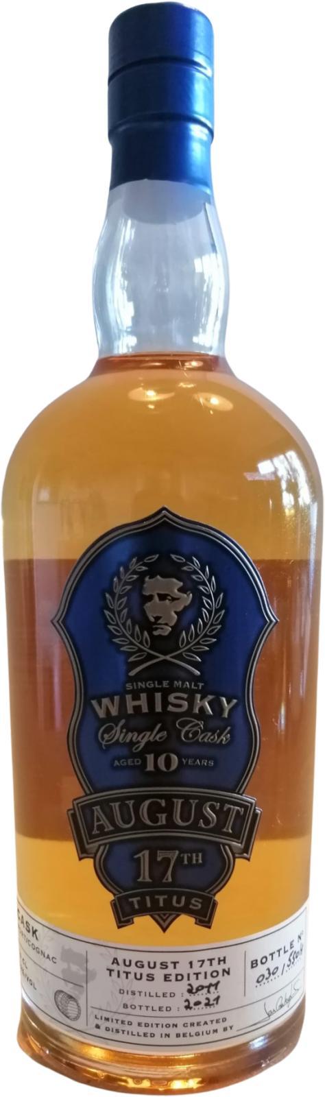 August 17th 2011 - Titus  Single Cask