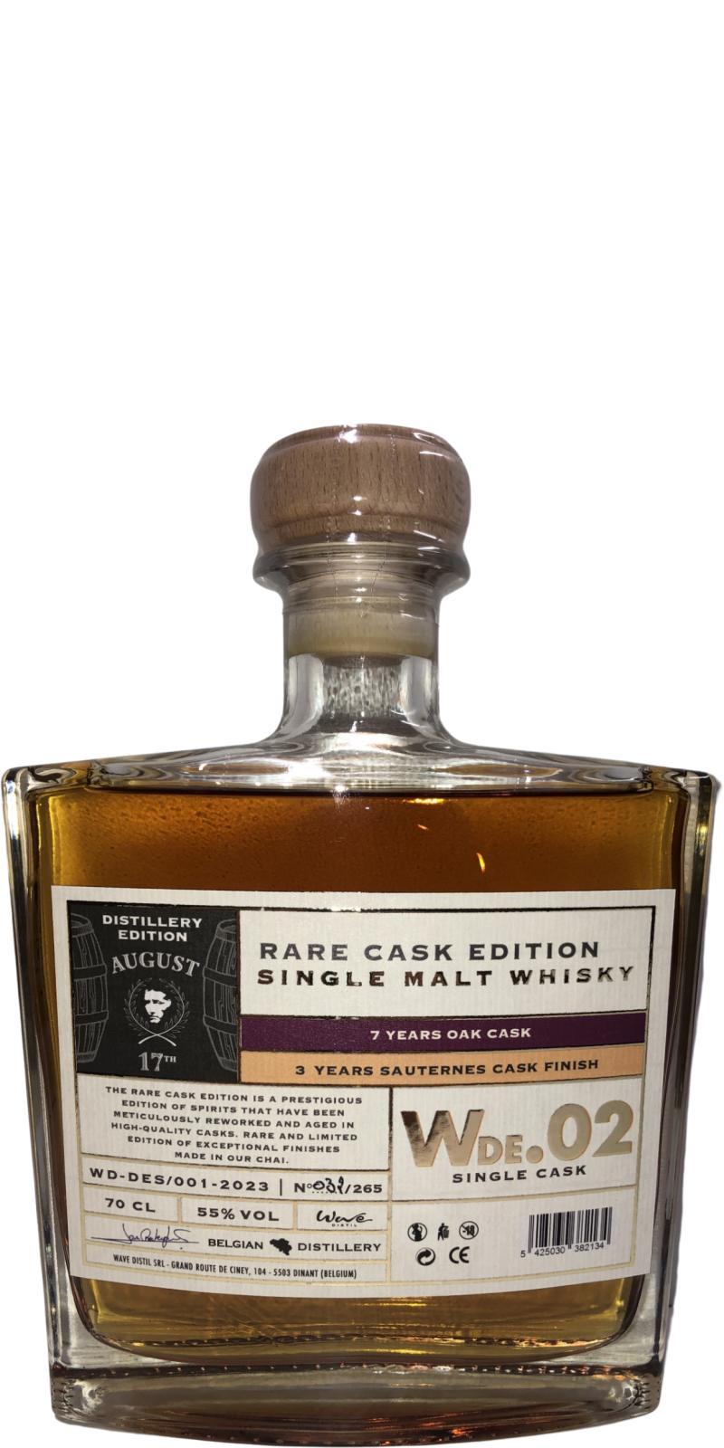 Wave Distil 10-year-old  Distillery edition