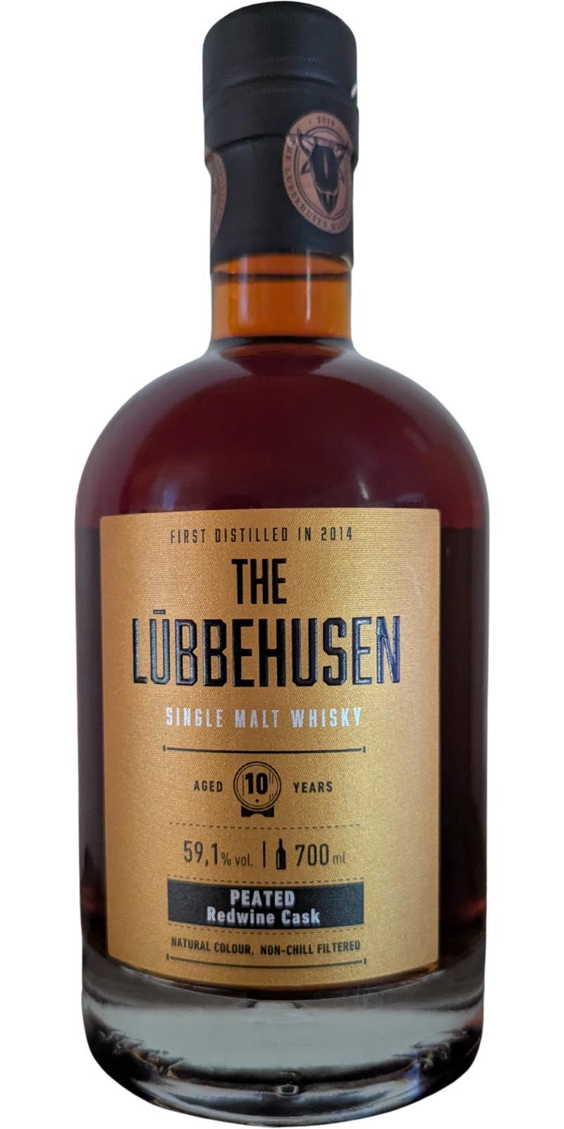 The Lübbehusen 10-year-old  Peated Redwine Cask
