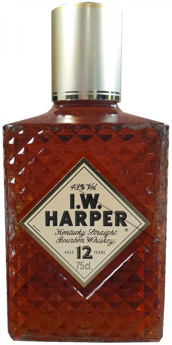 I.W. Harper 12-year-old  Crystal Decanter