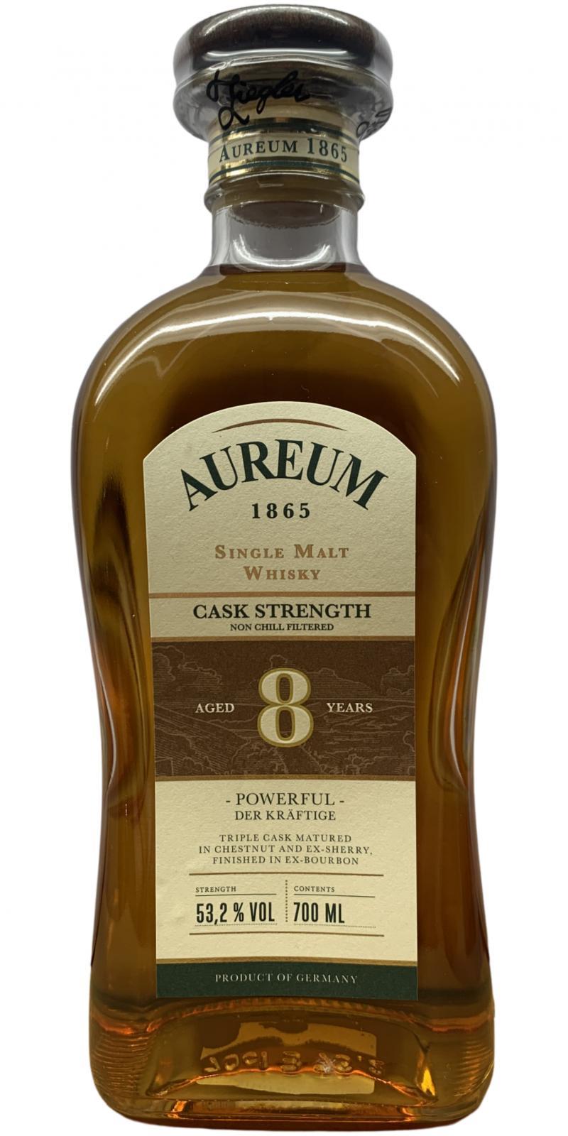Aureum 1865 08-year-old  Cask Strength