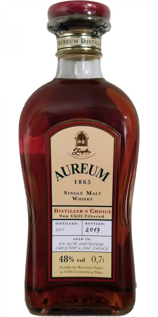 Aureum 1865 2011  Distiller's Choice - Limited Edition