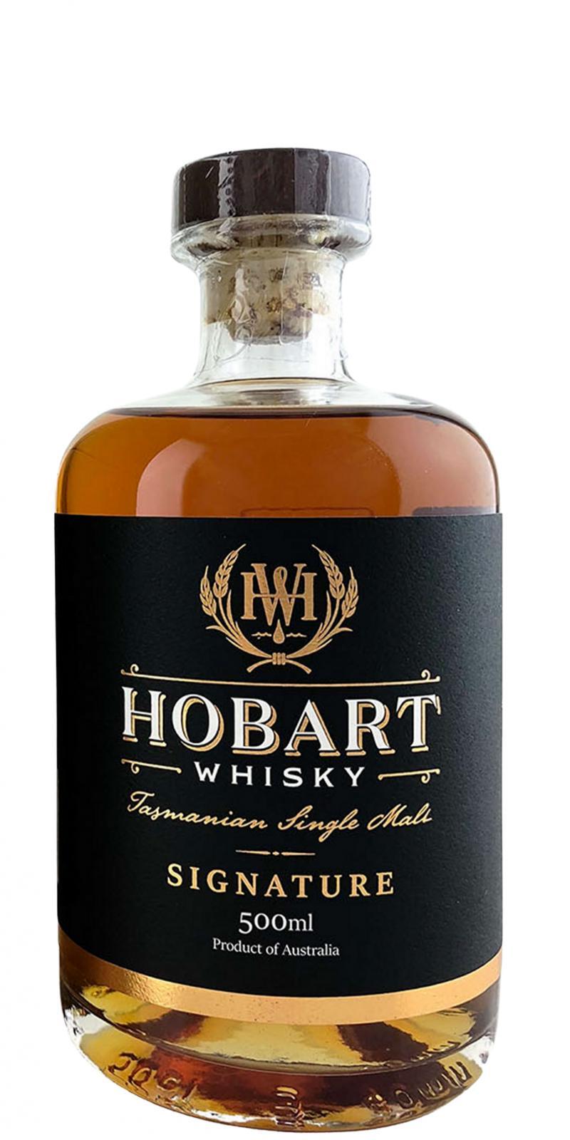 Hobart Whisky Tasmanian Single Malt  Signature Series