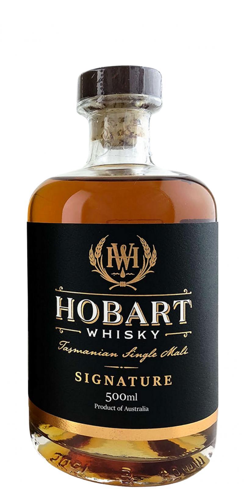 Hobart Whisky Tasmanian Single Malt  Signature Series