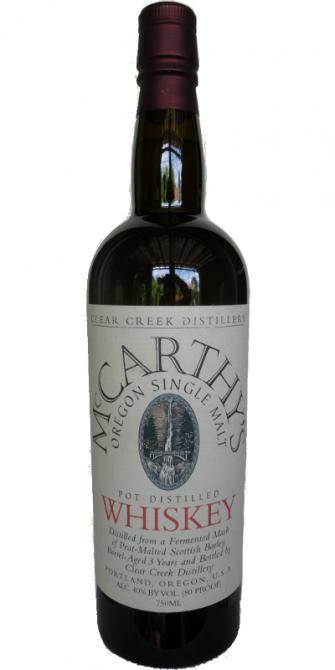McCarthy's Oregon 03-year-old Oregon Single Malt