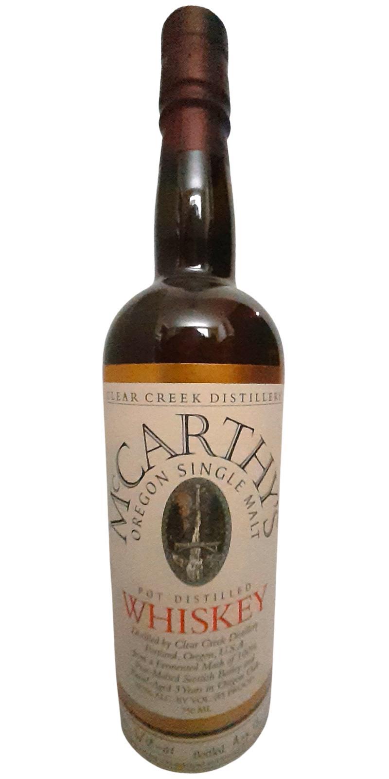 McCarthy's Oregon 03-year-old Oregon Single Malt
