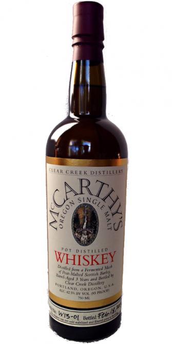 McCarthy's Oregon 03-year-old Oregon Single Malt