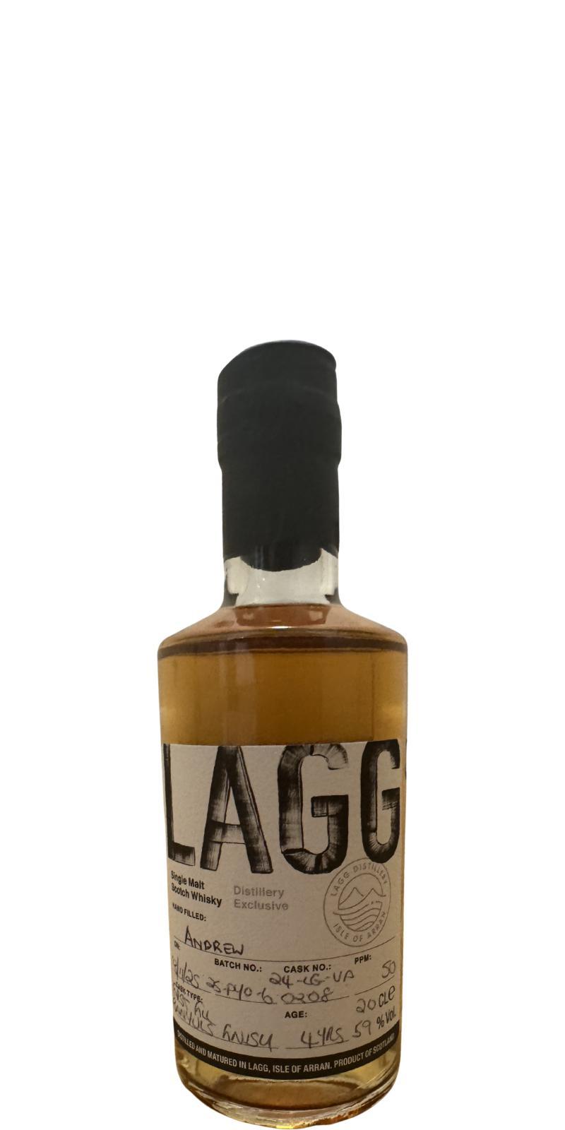 Lagg 04-year-old  Distillery Exclusive - Hand Filled