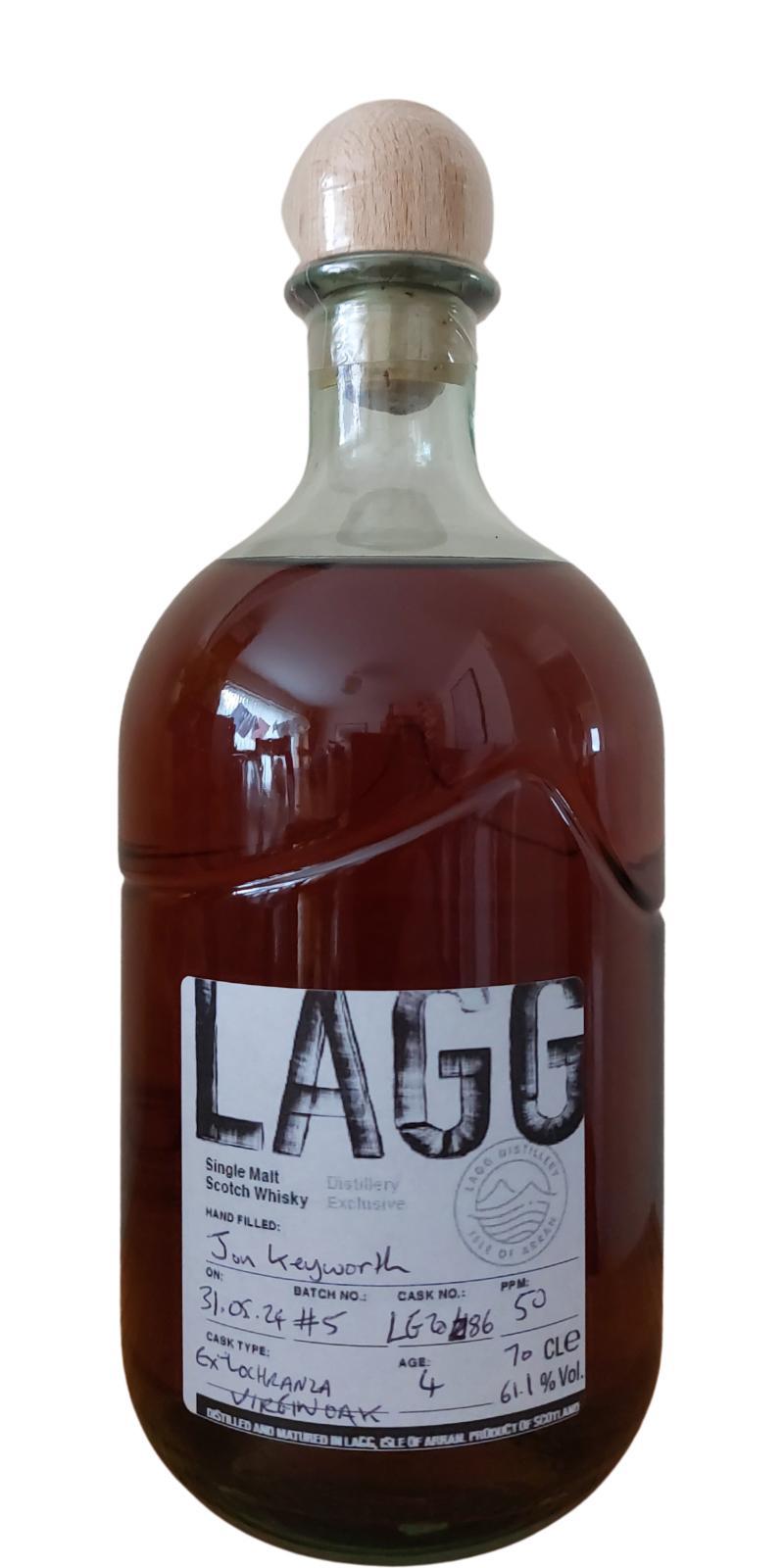 Lagg 2020  Distillery Exclusive Handfilled
